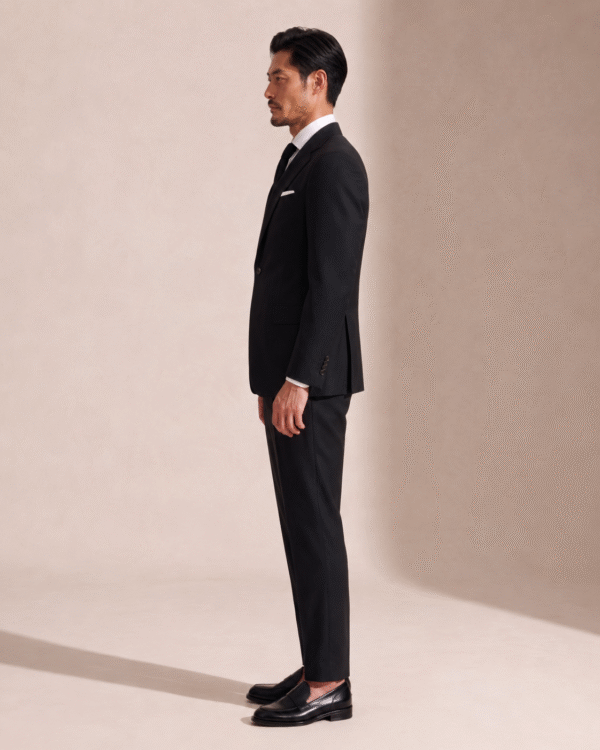 Black Perennial Tailored Fit Milano Suit (3) Black Perennial Tailored Fit Milano Suit | 黑色 Perennial Milano 修身剪裁西裝
