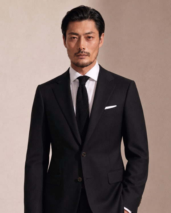 Black Perennial Tailored Fit Milano Suit (5) Black Perennial Tailored Fit Milano Suit | 黑色 Perennial Milano 修身剪裁西裝