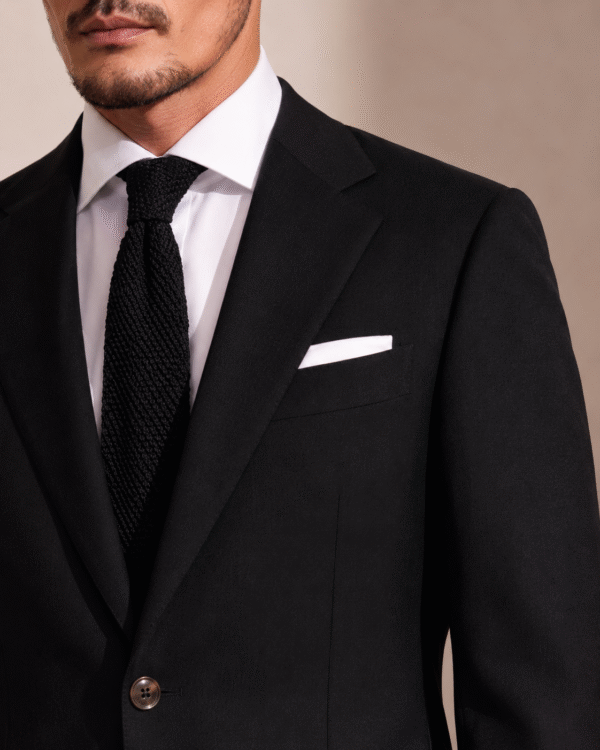 Black Perennial Tailored Fit Milano Suit (6) Black Perennial Tailored Fit Milano Suit | 黑色 Perennial Milano 修身剪裁西裝