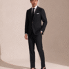 Black Perennial Tailored Fit Milano Suit(2) Black Perennial Tailored Fit Milano Suit | 黑色 Perennial Milano 修身剪裁西裝