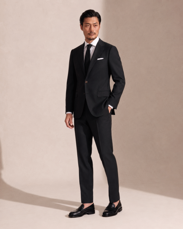 Black Perennial Tailored Fit Milano Suit(2) Black Perennial Tailored Fit Milano Suit | 黑色 Perennial Milano 修身剪裁西裝