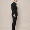 Black Roma Tailored Fit Two-Piece Tuxedo (3) Black Roma Tailored Fit Two-Piece Tuxedo 黑色 Roma 修身剪裁兩件套禮服