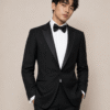 Black Roma Tailored Fit Two-Piece Tuxedo (6) Black Roma Tailored Fit Two-Piece Tuxedo 黑色 Roma 修身剪裁兩件套禮服
