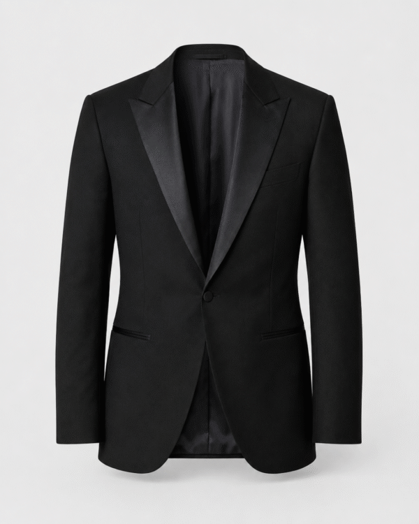 Black Roma Tailored Fit Two-Piece Tuxedo (8) Black Roma Tailored Fit Two-Piece Tuxedo 黑色 Roma 修身剪裁兩件套禮服