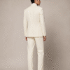 Cream Tailored Fit Milano Double Breast Peak Lapel Tuxedo (4) Cream Tailored Fit Milano Double Breast Tuxedo 奶白色 Roma 修身剪裁兩件套雙排扣禮服