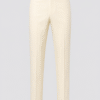 Cream Tailored Fit Milano Shawl Lapel Tuxedo (8) Cream Tailored Fit Milano Shawl Lapel Tuxedo 奶白色 Roma 修身剪裁兩件套圓領禮服