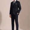 Dark Blue Plain Perennial Tailored Fit Milano 2 Piece Suit (2) Dark Blue Plain Perennial Tailored Fit Milano 2 Piece Suit 深藍素色 Perennial Milano 修身剪裁兩件套西裝