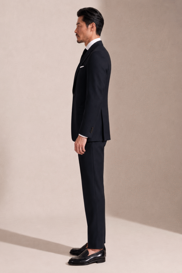 Dark Blue Plain Perennial Tailored Fit Milano 2 Piece Suit (3) Dark Blue Plain Perennial Tailored Fit Milano 2 Piece Suit 深藍素色 Perennial Milano 修身剪裁兩件套西裝