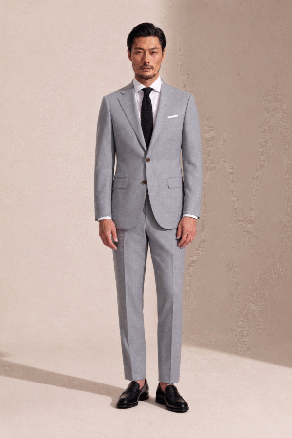 LIGHT GREY,PLAIN, Perennial Tailored Fit Milano 2 Piece (1) Light Grey Plain Perennial Tailored Fit Milano 2 Piece Suit 淺灰素色 Perennial Milano 修身剪裁兩件套西裝