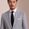 LIGHT GREY,PLAIN, Perennial Tailored Fit Milano 2 Piece (5) Light Grey Plain Perennial Tailored Fit Milano 2 Piece Suit 淺灰素色 Perennial Milano 修身剪裁兩件套西裝