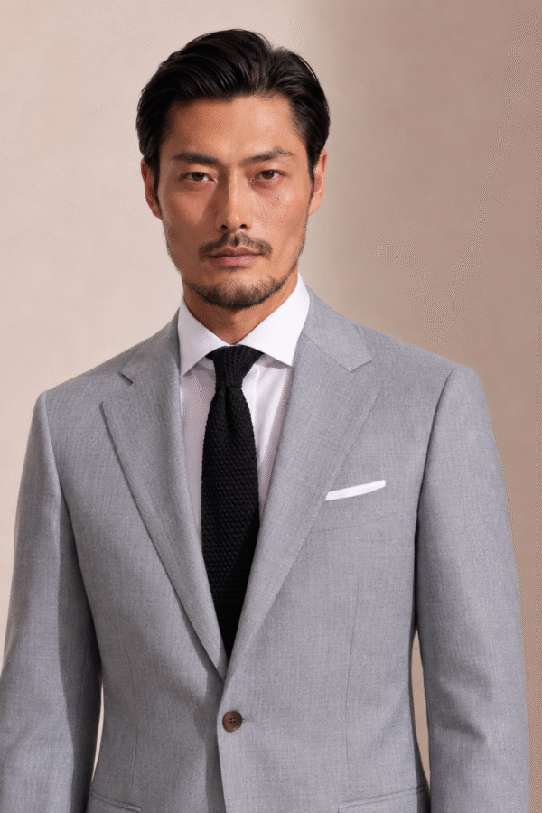 LIGHT GREY,PLAIN, Perennial Tailored Fit Milano 2 Piece (5) Light Grey Plain Perennial Tailored Fit Milano 2 Piece Suit 淺灰素色 Perennial Milano 修身剪裁兩件套西裝