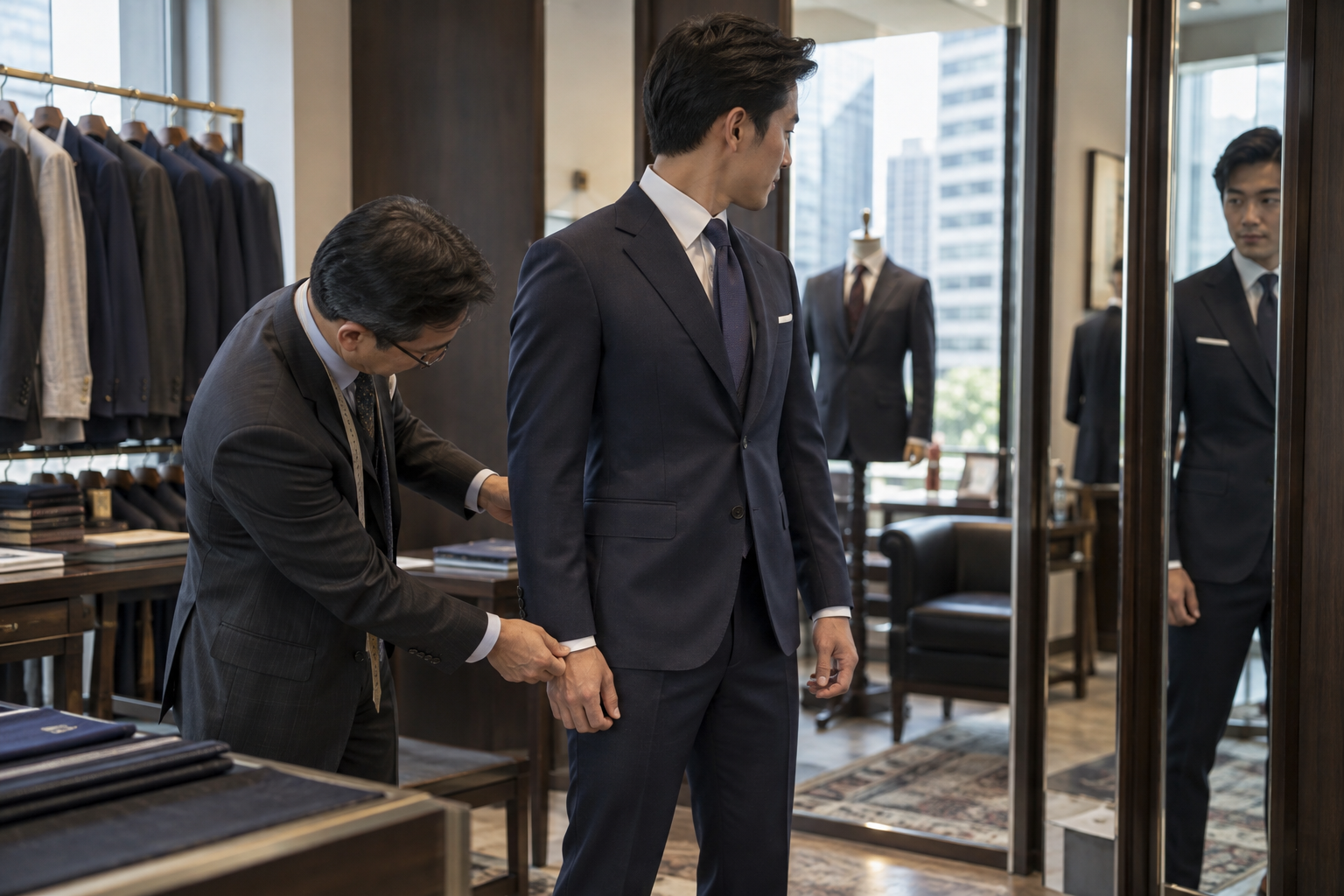 香港 Bespoke 西裝最後試身 老西 Old Fashioned 中環上環西裝店